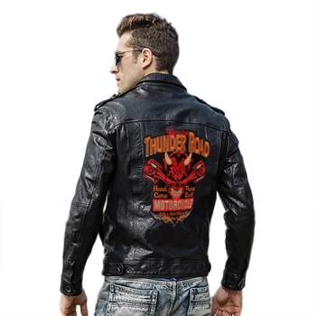 Prajna Motorcycycle Craniu de Fier Pe Patch-uri de Rock thunder road Coase Pe Patch-uri Pentru Accesorii de Îmbrăcăminte Punk Rău Insigna DIY Jacheta Biker