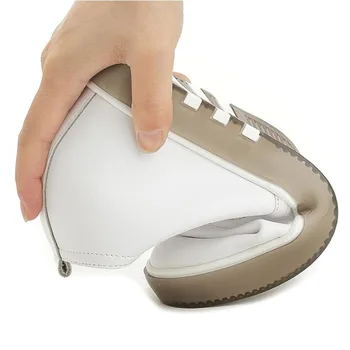 COVOYYAR Pene Adidasi Femei Ascunse Toc Platforma Pantofi Casual 2020 Primavara Toamna Respirabil Femei Pantofi Albi WSN2001