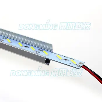 5 buc led-uri luces benzi de lumină 8520 profil de aluminiu 50cm 36led 12V alb/alb cald nici impermeabil led bar de lumină cu U/V groove