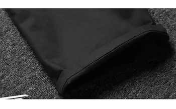 Vara barbati Nou de Bumbac scurte Casual pentru Bărbați pantaloni Scurți de Culoare Neagră Genunchi Lungime Scurta