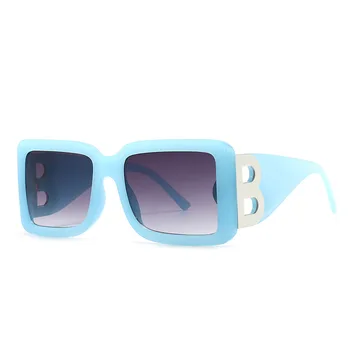 2021 Epocă Pătrat ochelari de Soare Femei Retro Brand Designer de Moda Largi Picior Ochelari de Soare de sex Masculin Metal Ochelari de UV400 în aer liber Oculos
