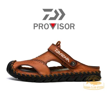 DAIWA Brand de Pescuit Baotou Sandale și Papuci de Alpinism Non-alunecare de Gol pentru Bărbați Papuci Exterior Respirabil Pantofi de Plaja