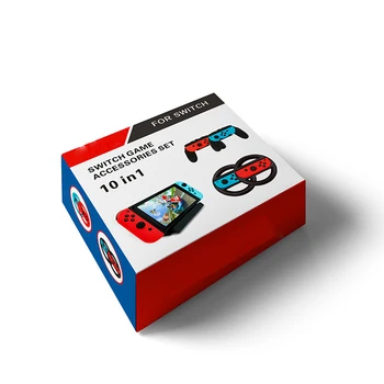Gamepad Accesorii pentru Switch Joc Accesorii Set 10 și 1 Set Mâner Volan + maner + Host Încărcător