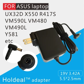 1BUC N101 Laptop AC Adaptor pentru Lenovo/Asus/Asus/Msi 19V 3.42 UN 5.5 X 2.5 MM X550 VM590L R417S Adaptor de Alimentare Încărcător