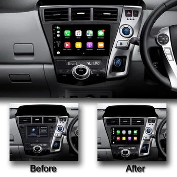COHO Pentru Toyota V Plus Prius Alpha RHD 2012-Masina Multimidia Navigatie Gps Dvd Player Radio Android 10.0 Octa Core 6+128G