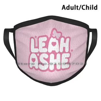 Leah Ashe Logo Design Personalizat Pentru Copilul Adult Masca Filtru Lavabil Masca De Fata Leah Ashe Itsfunneh Funneh Ldshadowlady Roi De Albine