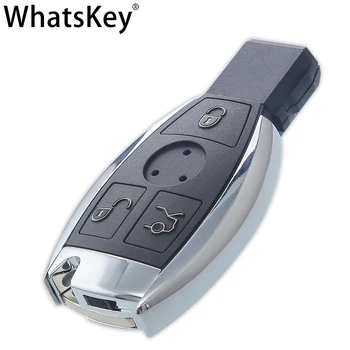 WhatsKey 3 Buton Pentru Mercedes Benz Anul 2010+ C E S Class W211 W204 W205 W212 CIA BGA Cheie Shell Înlocui Inteligent de la Distanță Cheie Cazul