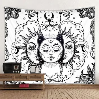 Cea mai tare vânzare floarea soarelui zeita tapiserie dormitor dormitor de decorare perete atârna o cârpă exclusiv de mari dimensiuni de aprovizionare
