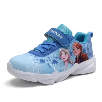 Disney Fete Pantofi Casual Toamna Anului 2020 Nou Congelate Fete Adidași Confortabile Pentru Copii Pantofi Sport Copii Mari Printesa Elsa Pantofi