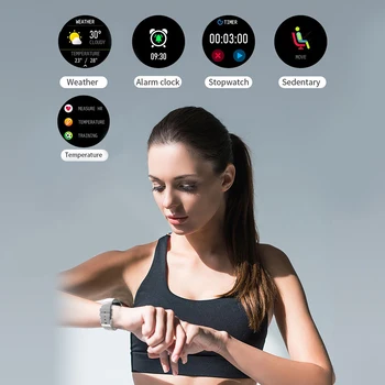 COLMI V23 Pro Femeile Temperatura Ceas Inteligent Complet Tactil de Fitness Tracker IP67 rezistent la apa Tensiunii Arteriale Bărbați Smartwatch