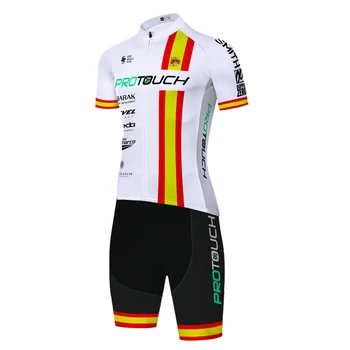 Roupa ciclismo Protouch Echipa Pro Spania salopeta costum bărbați Belgia triatlon costum 20D gel fietskleding conjunto ciclismo masculino