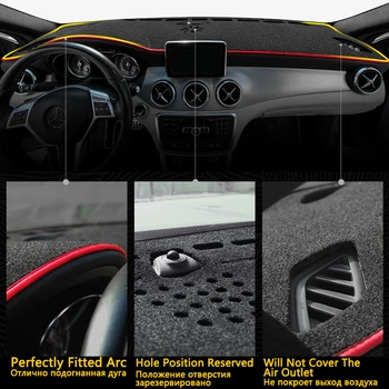 Pentru Toyota Prius 30 2010~Anti-Alunecare Mat tabloul de Bord Pad Acoperire Parasolar Dashmat Covor Accesorii Auto XW30 2011 2012 2013