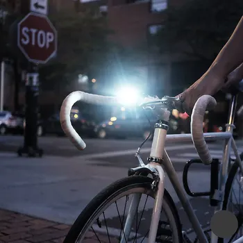 Bicicleta Fata Spate Lumina Set cu Clopot de Alarmă cu LED-uri Impermeabil Luminile Farurilor Fata si Stop Spate USB Reîncărcabilă Biciclete Lampa
