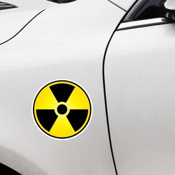 Vinde fierbinte Radiații Nucleare Avertizare de Vinil Autocolante Auto Rulota Autocolant Decal rezistent la apa Accesorii pentru JDM SUV RV VAN