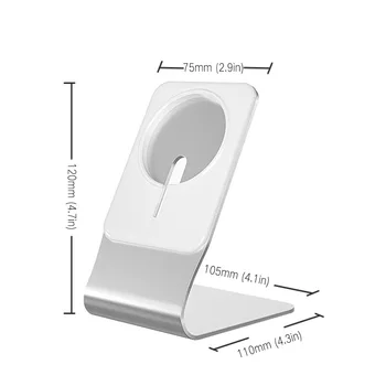 Suport Magnetic Pentru iPhone 12 Pro Max Încărcător Braket Pentru Încărcare fără Fir Magnetic Pentru iPhone 12 Mini Birou Suport stativ