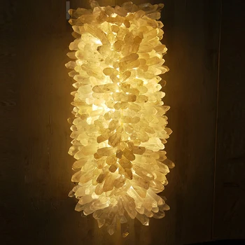 Dormitor de lux cristal lampă de perete modernă tranșee lumini pentru villa