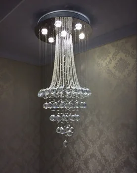Top scara candelabru restaurant candelabru de cristal scara de lumină villa thermocline camera de zi faruri noi idei