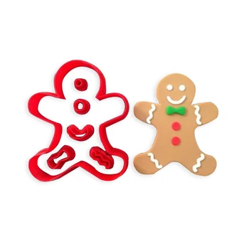 Crăciun Cadou Caseta de Om turtă dulce Casa lui Moș Crăciun Fata Trestie de Bomboane Rudolph Reni Fondant Futters pentru Tort, Cookie-uri, Prajiturele