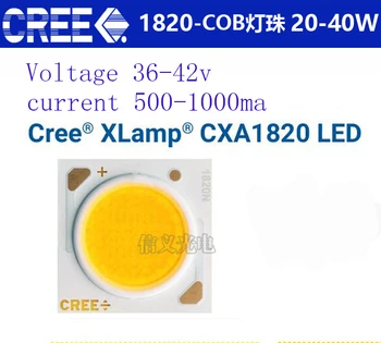 CREE XLamp CXA1820 COB 20W25W30W35w40w led 3000-4500LM Mare-CRI 80 white5000k warmwhite3000k DC36V MAX1050MA