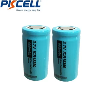 2 BUC PKCELL ICR 18350 Acumulator Litiu-ion 3.7 V 900mAh acumulator Li-ion Bateria Baterias