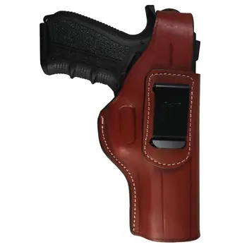 YT HOBBY Glock 19/23/25/32/38 Manual de Ascuns, IWB / OWB Real Curea de Piele Pistol armă de foc Toc de Pistol