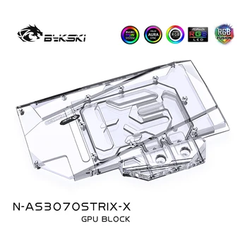 Bykski Apă Bloc utilizare pentru ASUS RTX 3070 STRIX GPU Card / Plin de Acoperire de Cupru Radiator Bloc /O-RGB / RGB