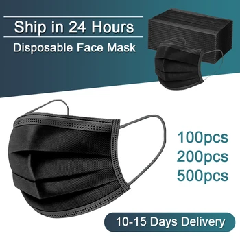 Mască de unică folosință 100buc 500pcs mascarillas Anti Ceață Silicon Podul de Nas Preveni Ochelari De Ceață masque Masca Neagra A50