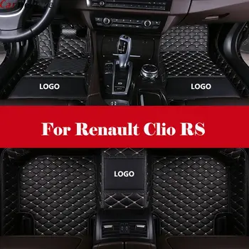 Automobile Accesorii de Interior din piele de Lux Personalizate Auto Covorase Impermeabil cu Logo-ul Renault Clio RS