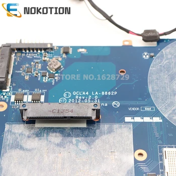 NOKOTION BA59-03539A BA59-03539B QCLA4 LA-8862P pentru samsung NP350V5C NP350 Laptop placa de baza HM76 GMA HD graphics DDR3