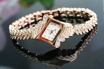 2020 Vânzare Fierbinte Doamnelor Ceasuri de Lux pentru Femei de Moda de Cristal, Ceasuri Femei a Crescut de Aur Ceasuri Brățară Ceas Ieftin reloje mujer Cadou