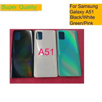 10buc/lot Pentru Samsung Galaxy A51 Carcasa Capac Baterie A51 A515 A515F Înapoi Caz Acoperire Ușa din Spate a Șasiului de Locuințe de Înlocuire