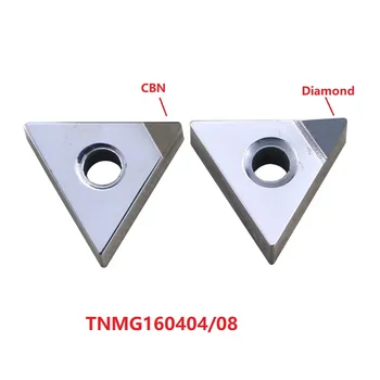 CBN insertii TNGA160404 Tnmg160404 PCBN PCD diamant ISO indexabile carbură de instrumente de cotitură externe insertii CCMT strung cutter 1 BUC