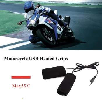 2020 Motocicleta Mânere Încălzite USB Electric Hot de Biciclete Motociclete de Motorcross Mâner Ghidon mai Cald Termostat Detasabil de Prindere