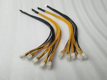 10 buc 6pini Conectori Sever Cablul de Alimentare PCIe Express Pentru Antminer S9 S9i L3+ Bitmain Miner PSU Cablu,expediat Prin DHL
