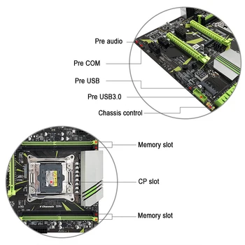 X99 LGA 2011-V3 Placa de baza REG ECC SATA 3.0 Cu M. 2 SSD Patru canale de Memorie DDR4 64G 2011 3 Placa de baza despre lga2011-3 pentru I7, Xeon E5