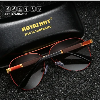 RoyalHot Bărbați Femei Polarizate Aloy Oval Fahsion ochelari de Soare Cadru de Conducere Ochelari de Soare Nuante Oculos masculino de sex Masculin 900160