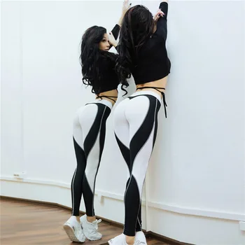 Inima Mozaic Yoga Pantaloni Femei Pantaloni Sport Cu Talie Înaltă De Funcționare Colanti Femei Antrenament Jambiere Sală De Fitness, Dans Jambiere 2018