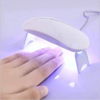 Mini Portabil de 6W UV Lampa LED Cu USB Charge 30 60 30 60 Timer de Unghii Uscator Pentru unghii cu Gel Unghii Micro 3 Led-uri Lampa de Unghii