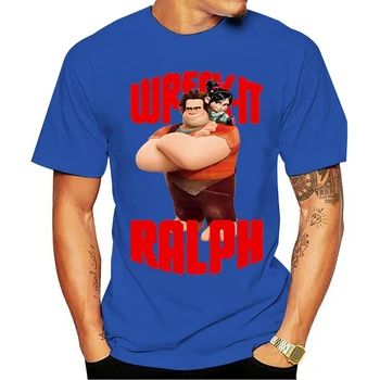 Wreck It Ralph și Vanellope Tricou de Desene animate t camasa barbati Unisex Noua Moda tricou Vrac Dimensiune top ajax 2021 amuzant tricouri
