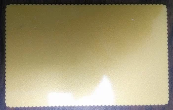 0.45 mm Super Grosime 100buc Gol Sublimare Metal Numele de Imprimare Carte de Gol de Afaceri Card de Cerneala Sublimare Transfer