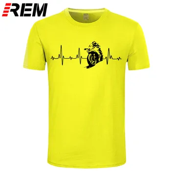 Fierbinte de vânzare de Moda MOTOCICLETA / BICICLETA / MOTOCICLIST INIMII T-shirt. Biciclete moderne tricou
