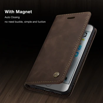Caz Magnetic Pentru Coque iPhone 6S 6 7 8 Plus Caz Flip Cover Portofel Pentru iPhone6 6 S Plus iPhone 12 Mini 11 XR Pro XS Max Cazul