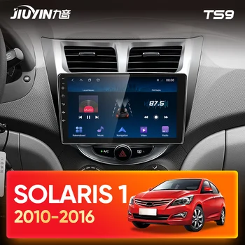JIUYIN Tip C Radio Auto Multimedia Player Video de Navigare GPS Pentru Hyundai Solaris 1 2010 - 2016 Android Nu 2din 2 din dvd