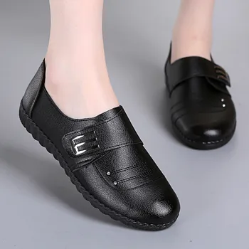 Primăvara și toamna, cu fund plat mama pantofi pantofi de slefuire tehnica postat leneș pantofi pantofi casual pantofi pentru femei