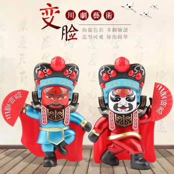 Chineză Culturale și Artistice Păpuși Etnice Păpuși Tradiționale Opera Masca-schimbarea Acțiune Figura Sichuan Opera Element de Performanță