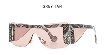 2020 DPZ Nouă personalitate ochi de pisica stud femei Mare rama de ochelari de soare rece de moda pentru bărbați rock brand de ochelari de soare UV400 oculos de sol