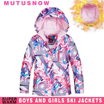 Noua Jacheta de Schi pentru Copii de Brand Nou de Înaltă Calitate pentru Copii Waterproof, Windproof Zăpadă Geaca de Iarna Fete de Schi și Snowboard Jacket