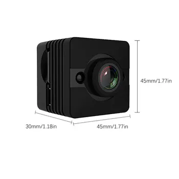SQ12 Mini Wifi Remote Camera Ultra Înaltă Definiție 155 de Grade Unghi Larg de Lentile de aparat de fotografiat portabil cu carcasa rezistenta la apa