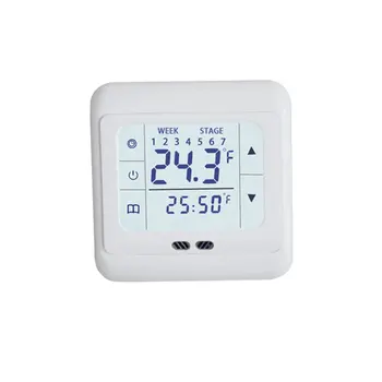 Termostat cu Ecran Tactil de Încălzire Termostat de Pardoseală Caldă Sistem de Încălzire Electric Controler de Temperatura Cu sistem de Blocare Copil
