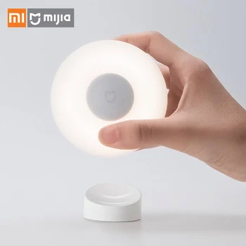 Xiaomi Mijia Lumina de Noapte din Generatia a 2-Luminozitate Reglabilă Infrarosu Smart Senzor de Corpul Uman cu Bază Magnetică Inducție lumina
